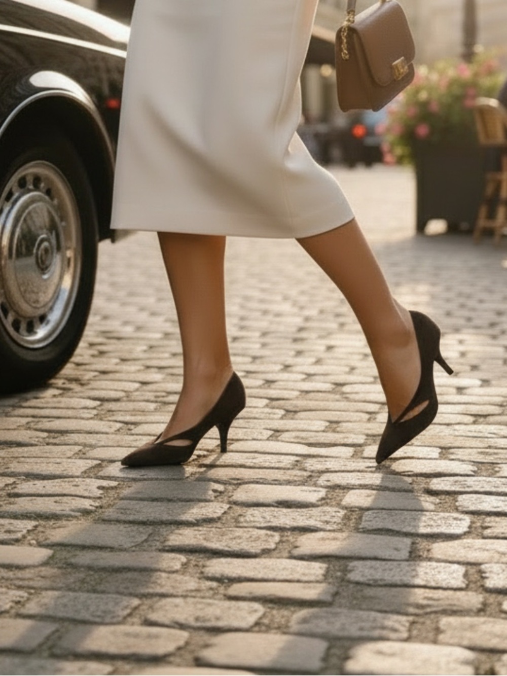 Edmundo Castillo Brown Suede Heels